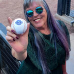 Raven throws out the First Pitch!
